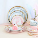 Axyaa Nordic Marble Ceramic Tableware Set