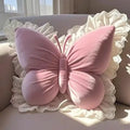 Axyaa Princess Butterfly Pillow for Office, Living Room, Bedroom, Car, or Sofa