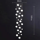 Axyaa Nordic Pendant Chandelier for Dining Room, Living Room, and Stair Lighting