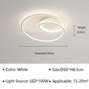 Axyaa Modern LED Ceiling Light - Artistic Nordic Minimalist Design for Home Interior