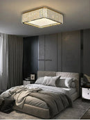 Axyaa Crystal Ceiling Lamp: Elegant Nordic Light Luxury for Home Decor & LED Lighting