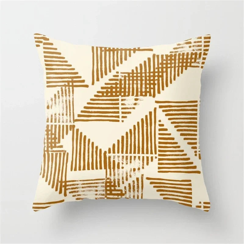 Axyaa Geometric Plaids Cushion Cover Pillowcase 45*45cm