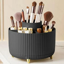Axyaa 360° Rotating Makeup Brush Holder, 5 Slot Cup for Bathroom Dressing Table