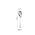 Axyaa Stainless Steel Long Handle Soup Spoon Ice Cream Teaspoons Coffee Spoons