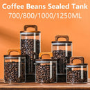 Axyaa Glass Vacuum Sealed Coffee Beans Storage Jar