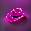 Axyaa Light Up Pet Cowboy Hat: Fun, Luminous Dog/Cat Accessory for Walks, Photos & Gifts