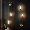Axyaa Modern Nordic LED Wall Sconce for Bedroom Bathroom Mirror Decor