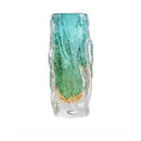 Axyaa Glass Vase: Living Room Floral Decor, Dining Table Centerpiece