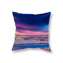 Axyaa City Building Night View Pillowcase