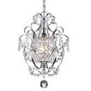 Axyaa Mini Crystal Chandelier Pendant Light - Ideal for Kitchen, Bedroom, Dining Area