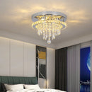 Axyaa Crystal LED Ceiling Chandelier with Remote Control Dimming D30CM