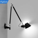 Axyaa Metal Straw Hat LED Wall Lamp with Rotatable Light, Bedroom Study Reading E27 Switch, Adjustable Lighting