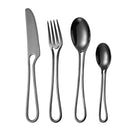 Axyaa 4-Piece Stainless Steel Hollow Handle Western Dinnerware Set