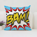 Axyaa Pop Art Cushion Cover: Fun Cartoon Pillow for Living Room Sofa or Bed