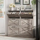 Axyaa 6-Drawer Shoe Cabinet with Metal Handles, Entryway Storage Solution