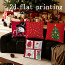 Axyaa Christmas Decorative Pillow Covers for Sofa, Bedroom, Car - Rectangular Cushion Cover