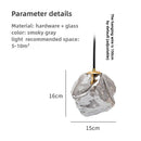Axyaa Modern Glass Chandelier for Restaurant, Coffee Shop, and Living Room