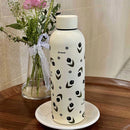 Axyaa Cute Tulip Insulated Thermos Bottle 304 Stainless Steel Water Cup