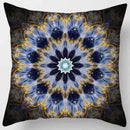 Axyaa Indian Mandala Print Polyester Pillow Case Sofa Decor Throw Pillows 45x45cm