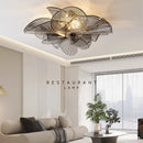 Axyaa Petal Ceiling Light: High-end Italian Design Chandelier for Elegant Living Rooms