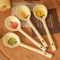 Axyaa Ceramic Kawaii Soup Spoon with Long Handle - Hand Painted Dessert Spoon