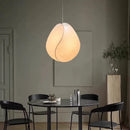 Axyaa Nordic Silk Chandelier: French Vintage LED Lighting for Living Room, Bedroom, Dining Room