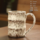 Axyaa Bamboo Ceramic Coffee Cup Large Capacity Drinking Mug