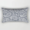 Axyaa Nordic Grey White Geometric Square Pillowcase for Home Decor