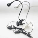Axyaa Dimmable LED Clip-On Reading Light with Flexible Gooseneck for Bedroom Desk