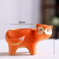 Axyaa Cartoon Animal Flower Pot Succulent Plant Vase for Garden and Yard Decor