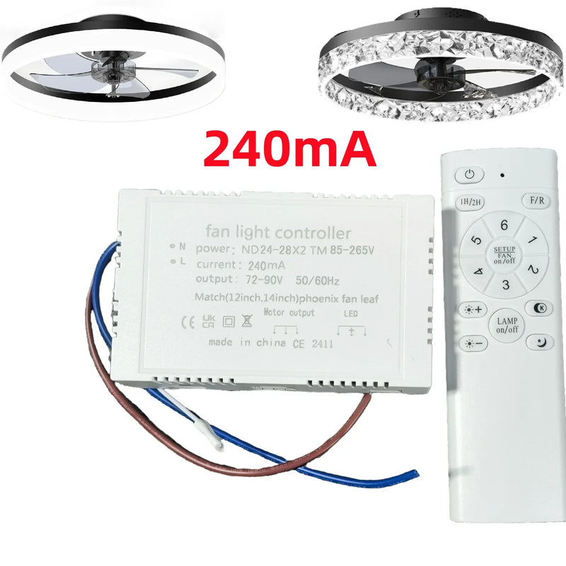 Axyaa Ceiling Fan Light Driver with Intelligent Dimming Function