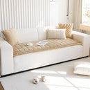 Axyaa Plush Fur Sofa Cushion: Modern Home Decor, Fluffy & Anti-Slip Seat Protection