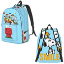 Axyaa Enjoy Life Dog Backpack for Middle High School College Students