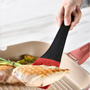 Axyaa Silicone 3-in-1 Frying Shovel & Steak Clip - Non-Stick & High-Temperature Resistant