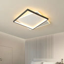 Axyaa Geometric Thin Ceiling Light: Minimalist Modern Design for Bedroom and Living Room
