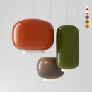 Axyaa Glass Pendant Chandelier for Dining Room and Bedroom - Modern Hanging Light