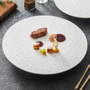 Axya Meteor Shower Ceramic Dessert Plate for Molecular Cuisine and Sushi
