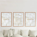 Islamic Gold Ayat Al Kursi Wall Art Canvas Painting by Axyaa for Home Decor