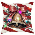 Axyaa Snowman Fawn Bell LED Pillowcase - Christmas Party Home Decor & Gift