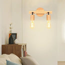 Axyaa Modern Nordic Wood Wall Light for Living Room & Bathroom