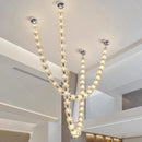 Axyaa Nordic Smart LED Ceiling Light for Home Decoration, Dimmable Bedroom Salon Lamparas