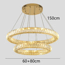 Axyaa Luxury Crystal Chandelier Pendant Light for Living Room and Bedroom