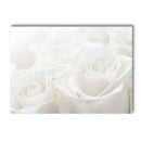 White Rose Dahlia Romantic Flower Palm Leaf Wall Art Canvas Painting Bedroom Decor Axyaa