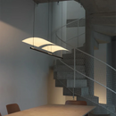 Axyaa Minimalist LED Pendant Light for Office, Restaurant, Bar, Kitchen - Lamina Model