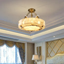 Axyaa Marble Ceiling Lamp 30CM 40CM Elegant Pendant Light for Bedroom Living Dining Room