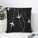 Axyaa Pilot Print Sofa Cushion Cover - Home Party Car Bed Decor