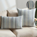 Axyaa Boho Style Textured Jacquard Cushion Cover, 45x45cm