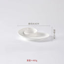 Axyaa Conch Shape Ceramic Snack Plate Set for Molecular Cuisine Dining