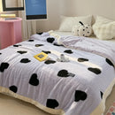 Axyaa Cotton Jacquard Blanket Quilt | Thick Winter Blanket | Multi-functional & Cozy