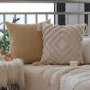 Axyaa Corduroy Sofa Cushion Cover - Soft Plain Decorative Pillowcase